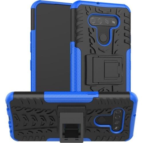 Wolfsay For Case LG K51 Case LG K51 Shockproof Rubber Defender Hard Armor Cover For LG V50S ThinQ 5G Phone Case For LG G8X ThinQ