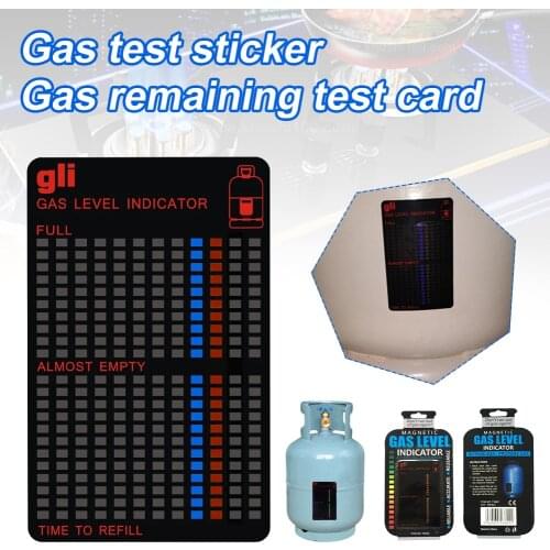 Propane Butane LPG Fuel Gas Tank Level Indicator Magnetic Gauge Caravan Bottle Temperature Measuring Stick