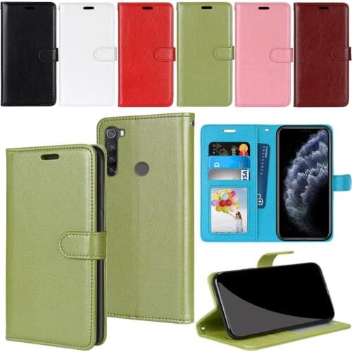 For Xiaomi Redmi Note 8 / Note 8 Pro Leather Case Fashion Cover For Redmi Note 8T Card Slot Bumper Wallet Case