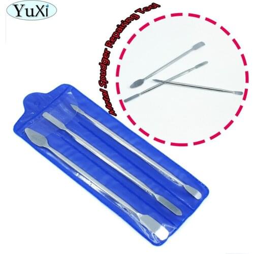 YuXi 3 in 1 Metal Spudger Scraper Professional Mobile Phone Tablet PC Metal Disassembly Rods Repairing Tools Set