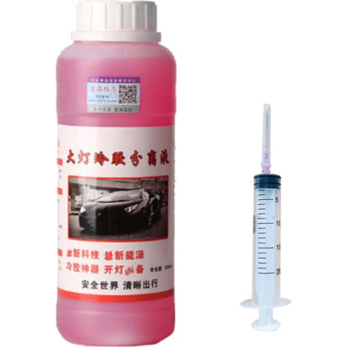 500ml Car Headlight Polishing Repair Scratch Glass Refurbishmen Headlight Restoration Hydrophobic Vehicle Cold Glue Tool