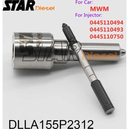 STAR Diesel Injector Nozzle Tips DLLA155P2312 0433172312 Auto Parts DLLA 155 P 2312 For MWM 0445110494 0445110493 0445110750