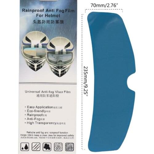 Rainproof Patch Motorcycle Full Face Helmet for Helmets Lens Rainproof Visor C6UB