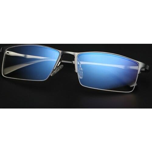 New Aluminum Magnesium Computer Anti Blue Light Blocking Glasses Filter Reduces Digital Eye Strain Clear Regular Improve Comfort
