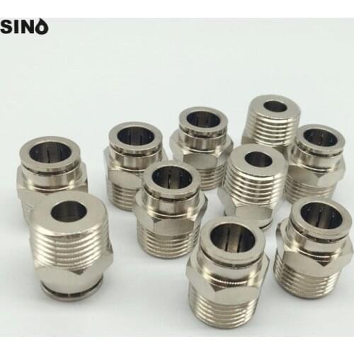 Pneumatic connector quick plug high-pressure PC4/6/8/10/12/16-02 thread straight-through hose quick connector
