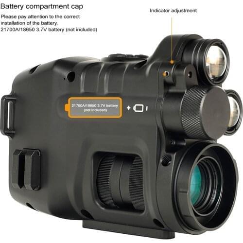 CY789 Night Vision Riflescope Monocular w/ Wifi APP 200M Range 940nm IR Night Vision Sight Hunting Telescope