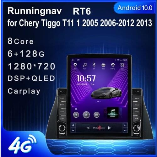 Runningnav For Chery Tiggo T11 1 2005 2006-2012 2013 Tesla Type Android Car Radio Multimedia Video Player Navigation GPS