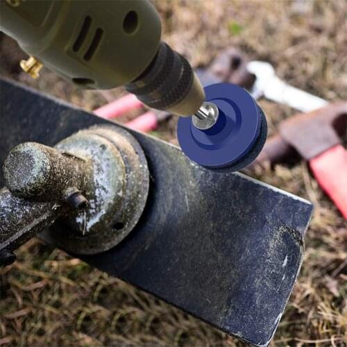 Gardening Lawn Mower Blade Sharpener Mower Blade Abrasive For Power Drill Hand Drill And Hand Drills Abrasive Tools #WO