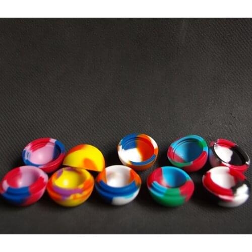 Spherical Silicone Ball Container For Wax Bho Oil Butane Vaporizer Silicon Jars Dab Wax Container