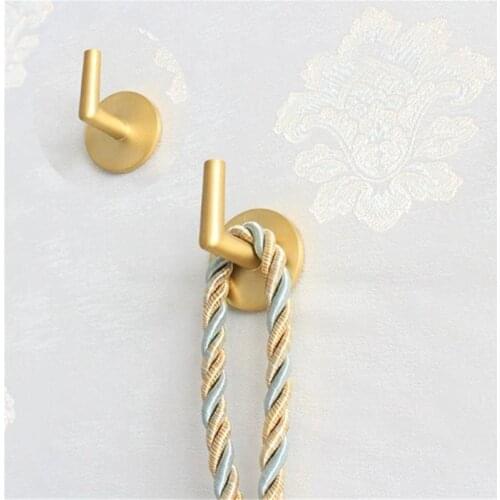 Nordic Mini Metal Alloy Curtain Hooks Tie Back Tieback Holders Wall Key Hooks Bag Towel Hanger Home Decor Gold Black Color