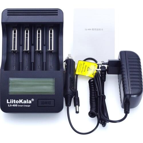 Liitokala lii-400 LCD 18650 26650 18350 16340 10440 14500 18500 3.7V lithium battery NiMH 1.2V AA / AAA battery charger