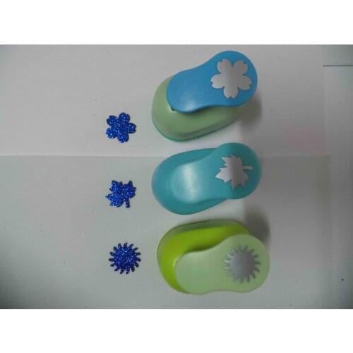 3pcs(2.5cm) sun,sakura,maple shape craft punch set Punch Scrapbooking school Paper Puncher eva hole punch free shipping