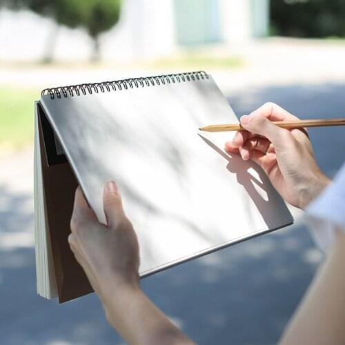A4 Blank Sketch Book Adult Sketch Book Hand-painted Colorlead Painting Thickened Paper Hard Cow Card Loose-leaf Art Supplies