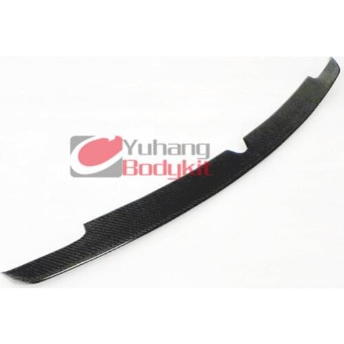 CAR REAR TRUNK SPOIER WING BOOT LIP CF FOR 2008-2010 NISSAN SKYLINE R35 GTR WALD Style Carbon Fiber