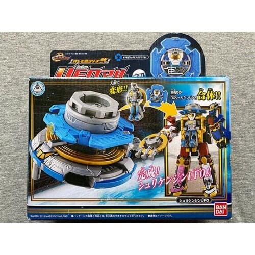 BANDAI Super sentai Ninjas Force Hurricaneger Transformation Robot Model DX UFO Pill Action Figures Toy Collectible Toy Gift New