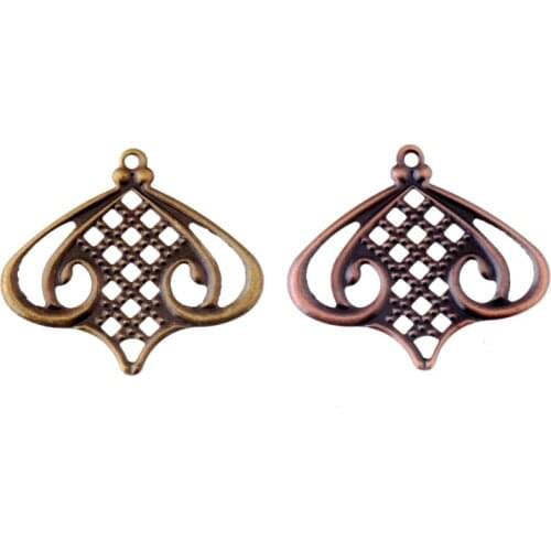Free shipping 10PCS Filigree Embellishment Metal Crafts Gift Decoration DIY Findings Connectors 5.5x5cm