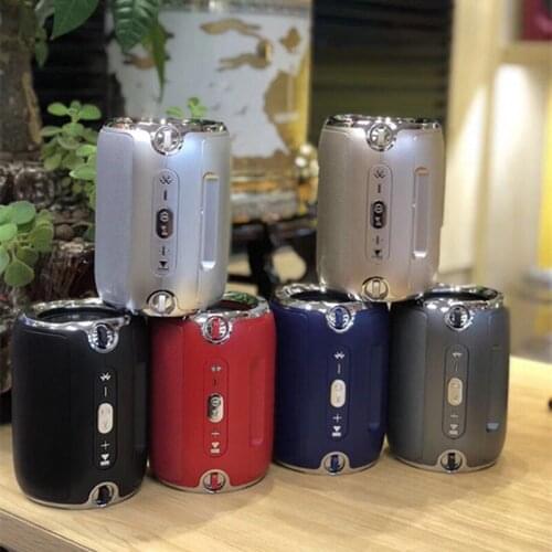 ELRVIKE Original S518 Bluetooth Speaker Portable Outdoor Wireless Mini Column Box Speaker Support TF card FM Stereo Hi-Fi Boxes
