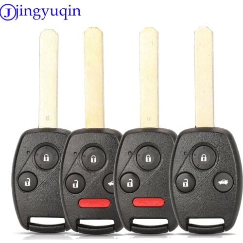 Jingyuqin With Buttons pad Keyless Entry Remote Car Key Fob For Honda Accord 2003 2004 2005 2006 2007