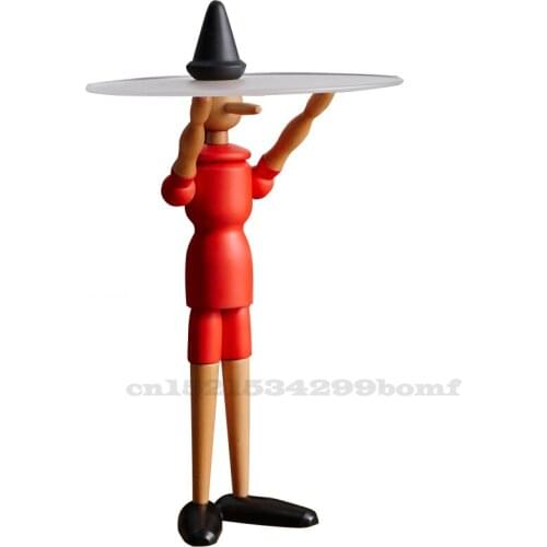 Designer Creative Coffee Table Furniture Puppet Decoration Corner Table wood Table Bedside Living Room Furniture