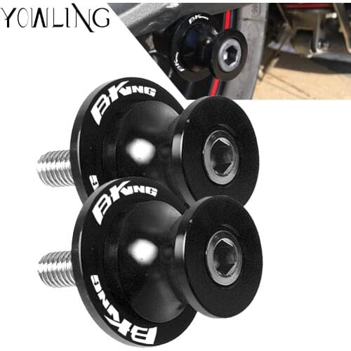 For SUZUKI BKING B-king GSX1300 B-KING 2007 2008 2009 2010 2011 2012 Motorcycle accessories Swingarm Spools slider stand screws