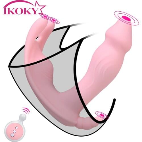 IKOKY Wearable Vibrator Erotic Adult Products Sex Toys for Women Female Masturbator G-spot Clitoris Stimulator Wireless Remote