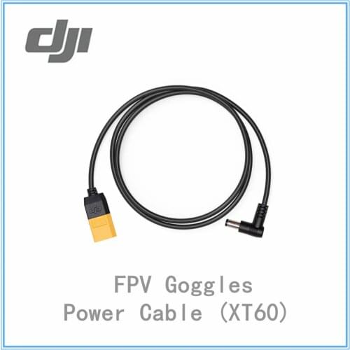 DJI FPV Goggles Power Cable XT60 Original Accessories for FPV Goggles V2 to DC Power Cable Connects the Goggles to Battery