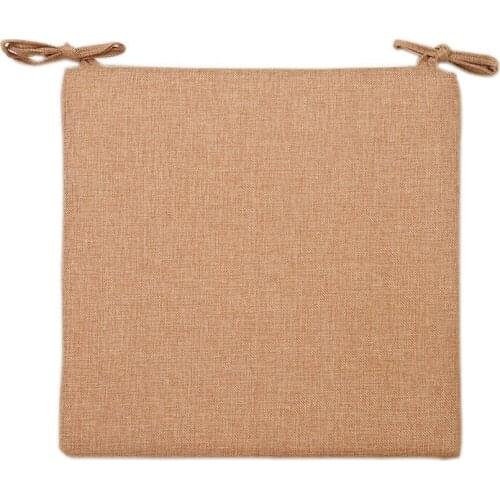 Summer Cotton Hemp Backrest Pillows Office Household Sofa Seat Cushions Student Dormitory Chair Mats Buttock Pad