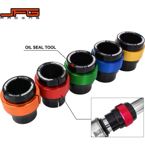 Motorcycle CNC Universal 40MM-50MM Front Rear Fork Tool Seal Driver Shock Oil Tooling For YAMAHA KTM HONDA HONDA SUZUKI