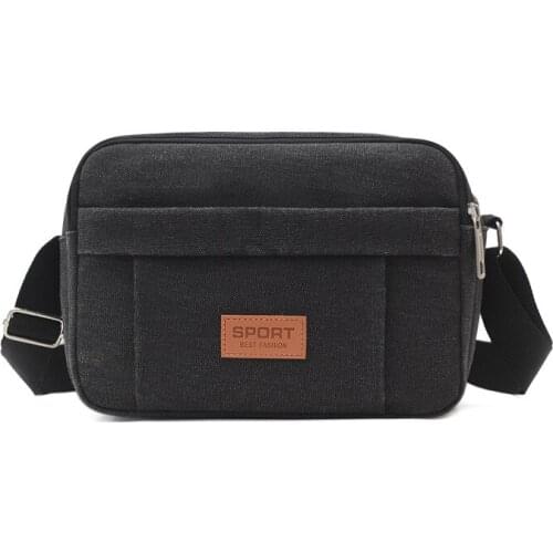 2021 New High Capacity Messenger Bag Mens Crossbody Bag New Canvas Shoulder Bag Fashion Trend Mens Backpack