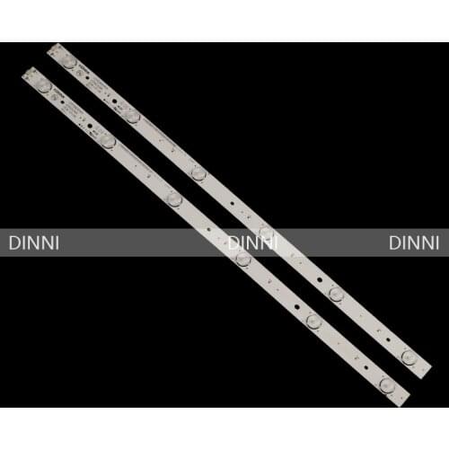 New and original used for Konka led32m3000a set of two 6 lights, aluminum base plate, length 58.5cm, wick distance 10.6cm