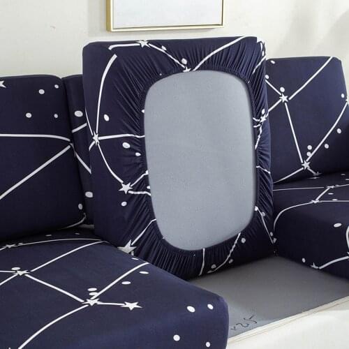 New Corner Sofa Slipcover Printing Sofa Seat Cushion Cover Stretch Sofa Cover for Living Room Elastic Couch Cover 1/2/3/4 Seat