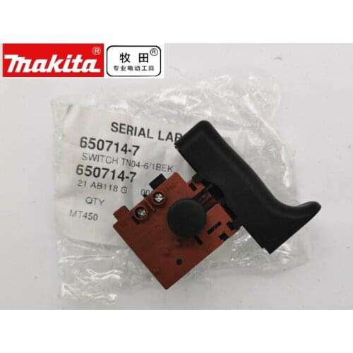 Switch 650714-7 For Makita M4500B M6600XB M6200B MT450 MT450T MT660