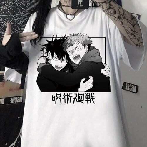 Hot Anime Jujutsu Kaisen Graphic Casual Women Tshirt Tee Funny Fashion Cartoon Anime T Shirt Harajuku Casual street T-shirt