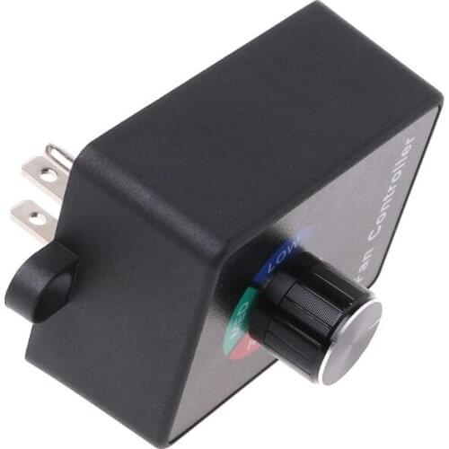 AC 120V 5A Fan Variable Speed Controller Electric Motor Rheostat for Hydroponics #Aug.26