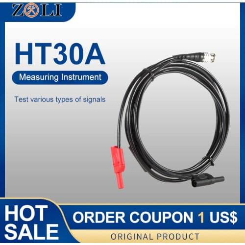 Hantek HT30A Oscilloscope Probes Auto Test Cable Dual Head Adapter Cable Test Leads 3M Professional Multifunctional Automotive