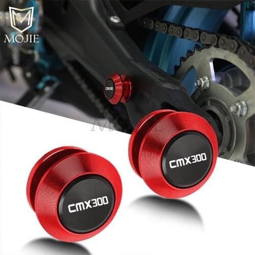 Motorcycle Swingarm Sliders Spools Swingarm Stand Screws Protector For Honda Rebel CMX 300 CMX300 Rebel300 2017 2018 2019 2020