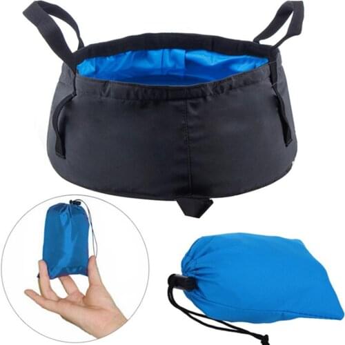 Ultra-light 8.5L Portable Folding Washbasin Camping Basin Outdoor Survival Travel Kits Army Tactical Military Hunting Equipment