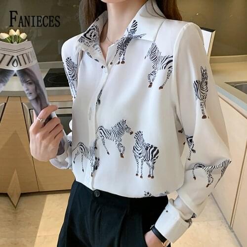 Low Price Wholesale Women Blouses 2021 Fashion Long Sleeve Turn Down Collar Office Blouse Shirt Casual Tops Blusas Femininas