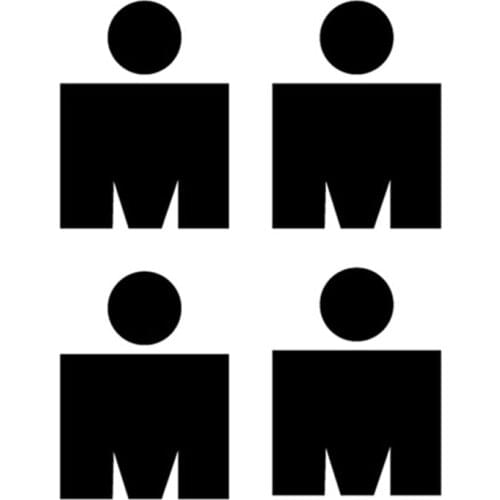 4pcs sticker vinyl decal Ironman mini triatlon