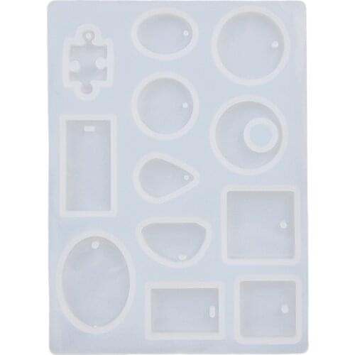 65 pcs Epoxy Resin Mold Set Handmade Dangle Earrings Pendant Key Chain Silicone Mold for Jewelry Casting Mold Tools Resin Crafts