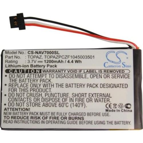 Cameron Sino 1200mah battery for NAVIGON 70 Easy 70 Plus 70 Premiun Topaz TOPAZPCZF1045003501