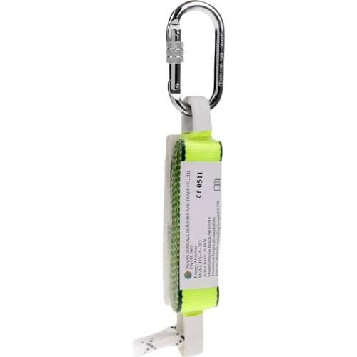 Fall Arrest Safety Shock Absorbing Lanyard Double Leg Harness Gear