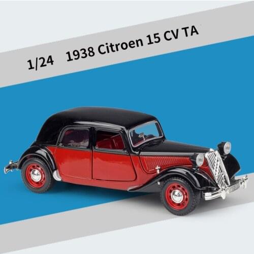 1:24 Citroen 15 CV TA 1938 Alloy Car Toy Car Metal Collection Model Car Toys For Children Birthday gift