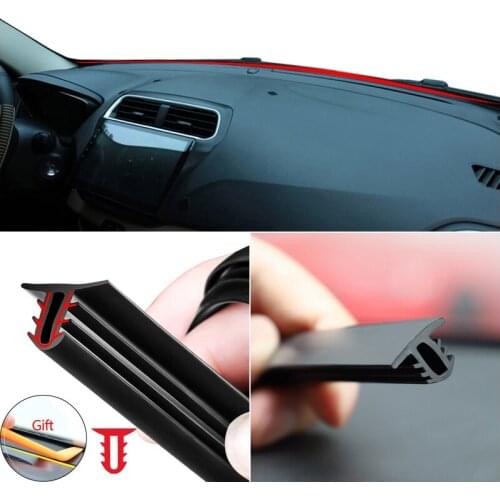 Car Rubber Sound Seal Strip Auto Noise Sound Insulation Rubber Strip For HYUNDAI IX35 Solaris Opel Mokka Audi a4 b8 kia sportage