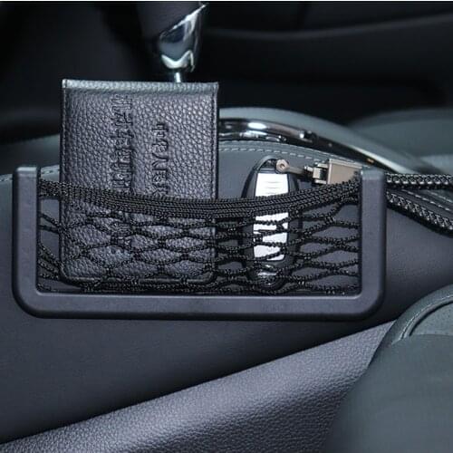 Car Storage Net Bag Phone Holder Pocket Organizer for KIA sportage ceed kia sorento Accessories