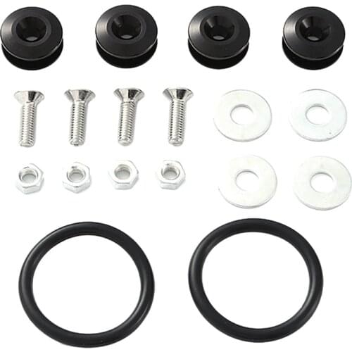 Car Quick Release Fasteners for Car Bumper Trunk Fender Hatch Lid Black