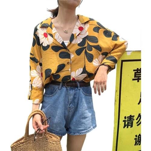Cheap wholesale 2018 new autumn winter Hot selling womens fashion casual ladies work Shirts G129