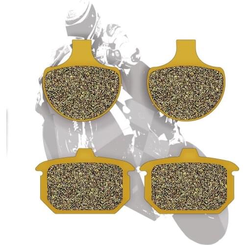 Motorcycle Disc Semi-Metallic Brake Pads Front & Rear For HARLEY FXRD 1340 Sport Glide GTE 1985-1986 FXE 1340 1985-1986