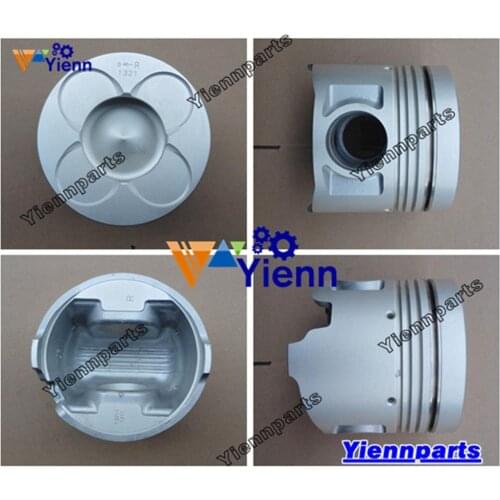 For HINO F21C Piston 13211-1311 13211-1321 With Pin And Clips KC-FR1FWA Truck Diesel Engine Parts