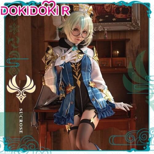 DokiDoki-R Game Genshin Impact Cosplay Sucrose Costume Cute Sucrose Genshin Impact Cosplay